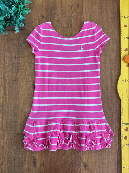 Vestido Infantil Ralph Lauren Listras TAM 6 Anos