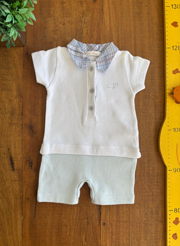 Romper Bordado de Cachorrinho Primo Amore TAM P (3 Meses)