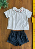 Conjunto Blusa C&A Lulu Novis e Shorts Have Fun TAM 6 Anos