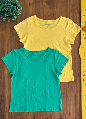 Kit 2 Camisetas Fakini TAM 14 a 16 Anos