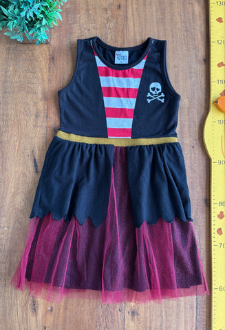 Fantasia Vestido Infantil PirataTAM 6 Anos