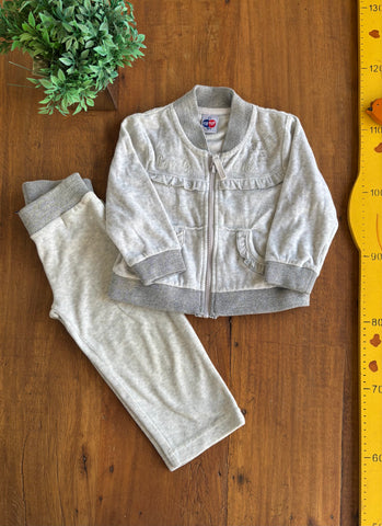 Conjunto Infantil Tip Top Plush Strass TAM 2 Anos