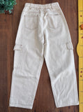 Calça Infantil Sarja White Hering Kids Off White TAM 11 - 12 Anos