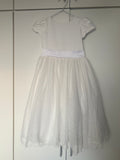 Vestido Daminha Laço e Faixa Cintura TAM 6 Anos