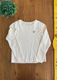 Blusa Infantil com Textura e Bordado com Textura e Bordado Marisa Kids TAM 10 Anos