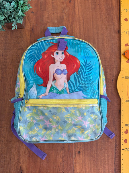 Mochila Infantil Ariel - A pequena Sereia Disney TAM 38 X 30 X 12 cm