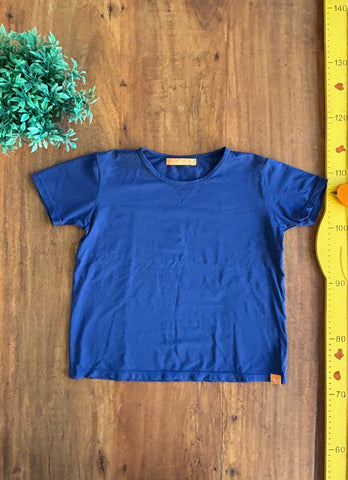 Camiseta Azul Lycra Beta Be TAM 6 Anos