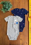 Conjunto Body Carter’s Bebê Dinossauro Novo TAM 18 Meses