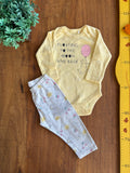 Conjunto Body e Calça Baby Club TAM 3 a 6 Meses