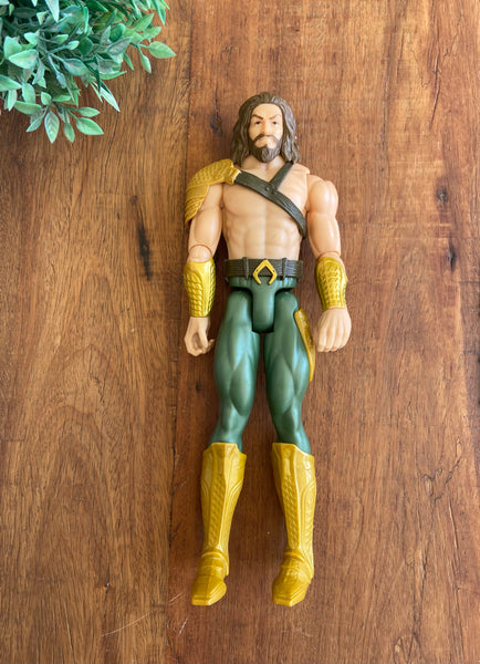 Boneco Articulado Aquaman True Moves Aquaman 30 Cm Mattel Original