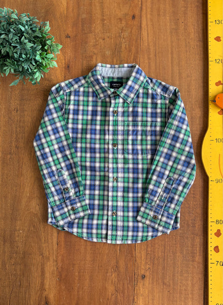 Camisa Xadrez Infantil Carter's TAM 3 Anos