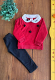 Conjunto Infantil ByGus Moletom e Calça TAM 1 Ano