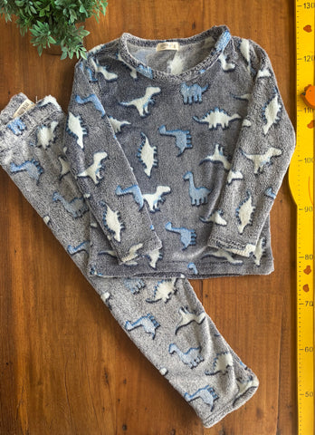 Pijama Infantil Longo Peluciado Sleepwear Kids TAM 8 Anos