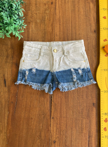 Shorts Jeans Ser Garota 2 Cores TAM 8 Anos