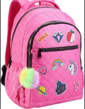 Mochila Unicórnio Infantil Escolar Seanite TAM 41 X 30 cm