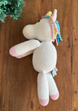 Unicórnio Crochê Amigurumi 48 cm Cabeça aos Pés