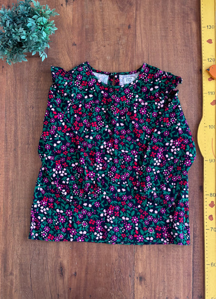 Blusa Infantil  Florida Flanelada Crown & Ivy TAM 10 - 12 Anos (L)