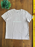 Camiseta New Balance Linear 100% Algodão Rosa TAM 14 a 16 nos