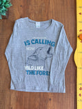 Camiseta Infantil Manga Longa Hering Kids TAM 6 Anos