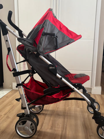 Carrinho de Bebê Chicco Lite Way Vermelho até 15 Kg