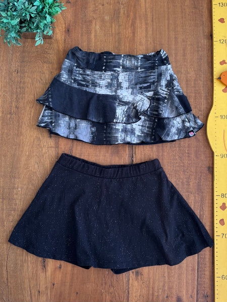 Kit 2 Saia Shorts Infantil Palominp TAM 8 Anos