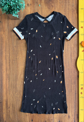 Vestido Preto Raio Lunender Hits TAM 14 Anos