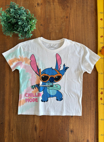 Camiseta Cropped Infantil Stitch Disney TAM 11 a 12 Anos