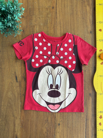 Camiseta Minnie Disney TAM 5/6 Anos