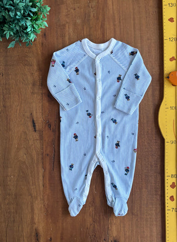 Macacão Ralph Lauren Ursinhos Novo TAM 3 Meses