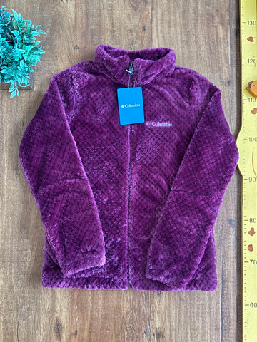 Jaqueta Fleece Infantil Columbia Fire Side Sherpa Full Zip TAM 10 - 12 Anos