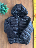 Jaqueta Infantil Puffer Preta TAM 5-6 Anos