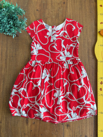 Vestido Infantil Saia com Tule Mundi TAM 6 Anos