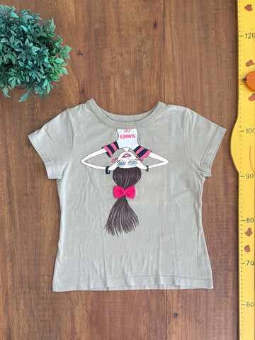 Camiseta Summer Cat TAM 12 Anos