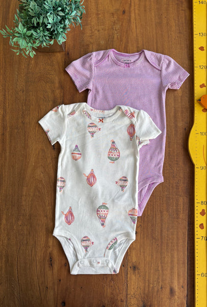 Conjunto Body Carter’s Bebê Balão Novo TAM 18 Meses