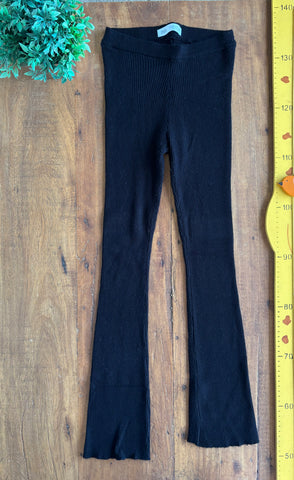 Calça Zara Wide Leg Lã Canelada  - super quentinha TAM 13/14 Anos 164 cm