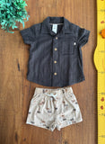 Conjunto Camisa e Shorts Coqueiros Carter's TAM 3 Meses