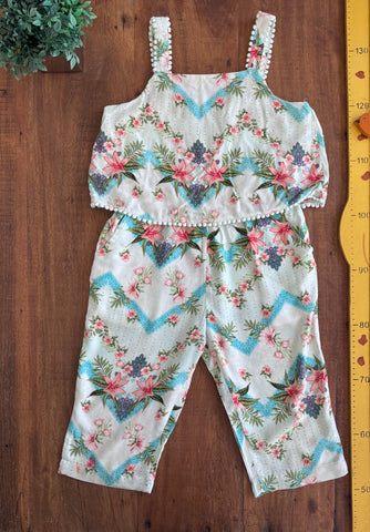 Macaquinho Pantacour Infantil Tropical Fuzarka TAM 11-12 Anos 146 cm