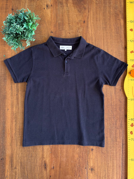 Polo Infantil Zara Azul Marinho TAM 8-9 Anos (130 cm)