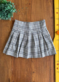 Saia Pregas Xadrez Zara Infantil Ziper TAM 11 12 Anos 152 cm