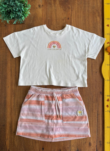 Conjunto Infantil Menina Colorittá Gliter TAM 14 Anos