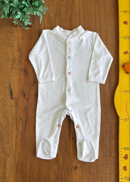 Macacão Arara Candy Algodão Pima Passalinho TAM 0 a 3 Meses