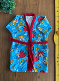 Roupão Infantil Aveludado Sonic Lepper TAM 4 a 6 Anos (P)