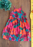 Vestido Infantil Salinas Rosa Estampa TAM 6 Anos