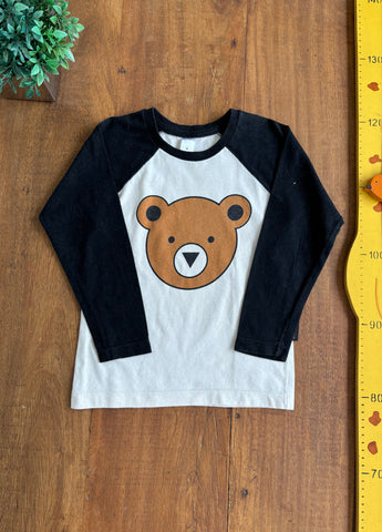 Camiseta Infantil BB Básico Urso TAM 2 Anos
