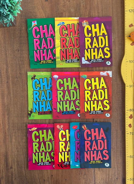 Coleção Charadinhas kit c/10 Unidades "Muitos Enigmas para voce se divertir" 6 anos +