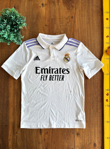 Camisa Infantil Time Real Madrid Original TAM 11/12 Anos 152 cm