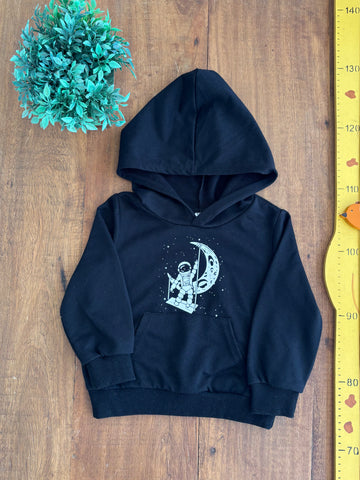 Moletom Astronauta Gorro Shein TAM 2-3 Anos