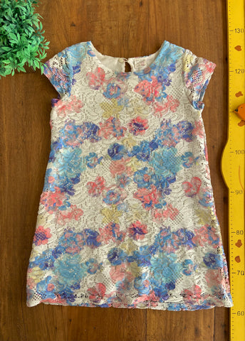 Vestido Infantil Zara Renda Delicado | Usado TAM 9/10 Anos