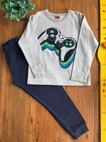 Conjunto Kyly Infantil Calça e Blusa Moletom Forrados TAM 8 Anos