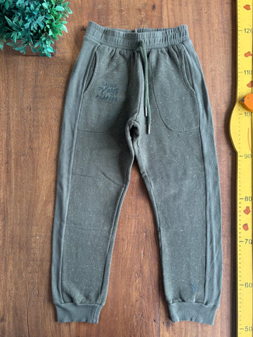 Calça Moletom Infantil Verde Cata-Vento TAM 8 Anos